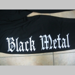 Black Metal Logo   čierne tepláky s tlačeným logom