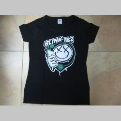 Blink 182 dámske tričko, čierne 100%bavlna 