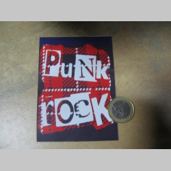 Punk rock nálepka 10x7xm