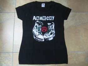 Anarchy boty  dámske tričko Fruit of The Loom 100%bavlna 