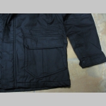 Hrubá Zimná bunda COMMANDO INDUSTRIES TWISTER čierna so skrytou vyberateľnou bavlnenou kapucou