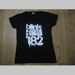 Blink 182 čierne dámske tričko 100%bavlna