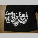 Gothic Rock  čierne teplákové kraťasy s tlačeným logom