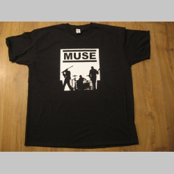 Muse - čierne pánske tričko materiál 100% bavlna