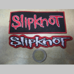Slipknot, vyšívaná nažehľovacia nášivka (možnosť nažehliť alebo našiť na odev)  cena za 1ks!!!!