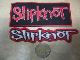 Slipknot, vyšívaná nažehľovacia nášivka (možnosť nažehliť alebo našiť na odev)  cena za 1ks!!!!