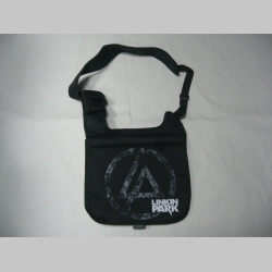 Linkin Park  pevná textilná taška cez plece, nastaviteľná 100%polyester cca.27x32x10cm