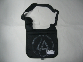 Linkin Park  pevná textilná taška cez plece, nastaviteľná 100%polyester cca.27x32x10cm