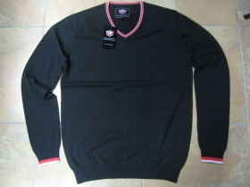 Warrior Clothing, čierny sveter 100%bavlna