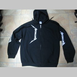 Metallica - Death Magnetic  čierna mikina na zips s kapucou 80%bavlna 20%polyester