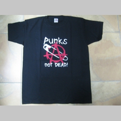 Punks not dead - Anarchy   pánske tričko 100 %bavlna Fruit of The Loom