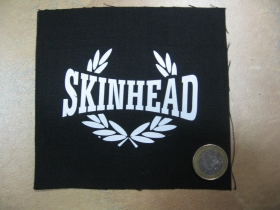 Skinhead venček  malá potlačená nášivka rozmery cca. 12x12cm (neobšívaná)