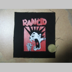 Rancid  potlačená nášivka rozmery cca. 12x12cm (po krajoch neobšívaná)