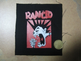 Rancid  potlačená nášivka rozmery cca. 12x12cm (po krajoch neobšívaná)