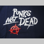 Punks not Dead  pánske tričko 100 %bavlna Fruit of The Loom