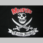 Misfits, čierne pánske tričko 100%bavlna