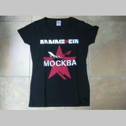Rammstein čierne dámske tričko 100%bavlna