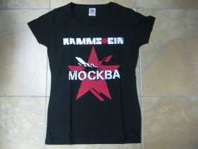 Rammstein čierne dámske tričko 100%bavlna