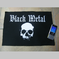 Black Metal  chrbtová nášivka veľkosť cca. A4 (po krajoch neobšívaná)