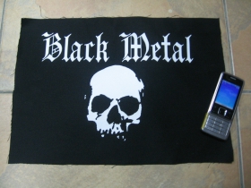 Black Metal  chrbtová nášivka veľkosť cca. A4 (po krajoch neobšívaná)