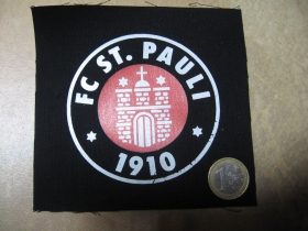St. Pauli   potlačená nášivka rozmery cca. 12x12cm (po krajoch neobšívaná)