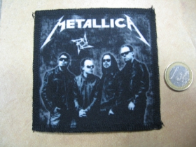Metallica ofsetová nášivka po krajoch obšívaná cca. 9x9cm 