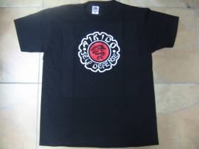 Aikido čierne pánske tričko 100%bavlna značka Fruit of The Loom