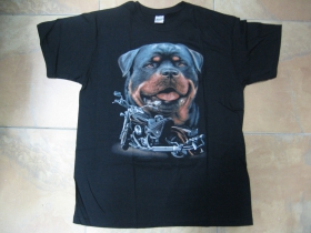 Rottweiler pánske tričko čierne 100%bavlna