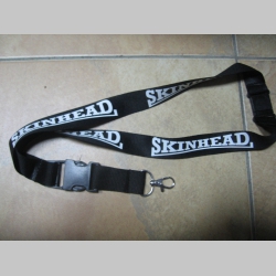 Skinhead textilná šnúrka na krk ( kľúče ) materiál 100% polyester