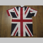 UNION JACK- Britská vlajka, obojstranné celofarebné pánske tričko materiál 100%bavlna 