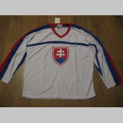 Slovensko - Slovakia biely hokejový dres materiál 100%polyester 