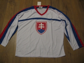 Slovensko - Slovakia biely hokejový dres materiál 100%polyester 
