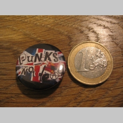 Punks not Dead odznak priemer 25mm 