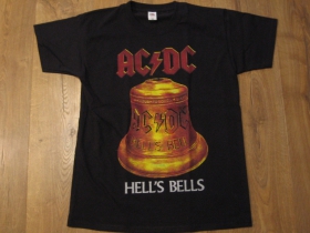AC/DC čierne pánske tričko materiál 100% bavlna