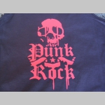 Punk Rock Skull - lebka čierne tielko 100% bavlna Punk Rock Skull - lebka čierne tielko 100% bavlna