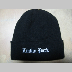 Linkin Park, zimná čiapka s vyšívaným logom, čierna 100%akryl (univerzálna veľkosť)