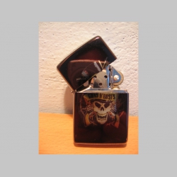 Guns N Roses - benzínový zapalovač s vypalovaným obrázkom (balené v darčekovej krabičke)