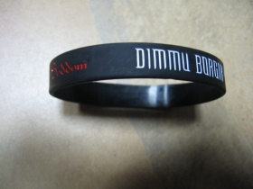 pružný gumenný náramok s vyrazeným motívom "Black Metal bands mix" na jednom náramku logá kapiel:  Dimmu Borgir,  Eliveitie,  Amon Amarth,  Children of Bodom