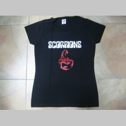 Scorpions čierne dámske tričko 100%bavlna