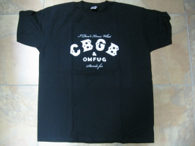 CBGB club legend  čierne pánske tričko 100%bavlna