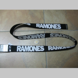 Ramones  čierny hrubý látkový opasok so zapínaním na posuvnú kovovú pracku, univerzálna nastaviteľná dĺžka, šírka 37mm