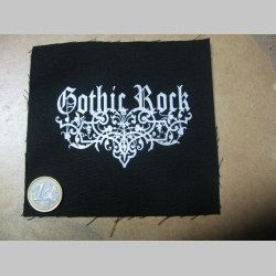 Gothic rock  potlačená nášivka cca.12x12cm (po krajoch neobšívaná)