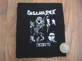 Discharge - Tributo  potlačená nášivka rozmery cca. 12x12cm (po krajoch neobšívaná)