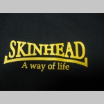 Skinhead A way of life " čierna pánska polokošeľa  100%bavlna