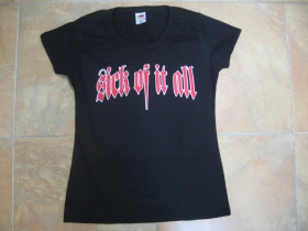 Sick of it All čierne dámske tričko 100%bavlna