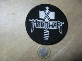 Manowar nažehľovacia nášivka vyšívaná (možnosť nažehliť alebo našiť na odev)