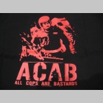 A.C.A.B. čierne pánske tričko materiál 100%bavlna