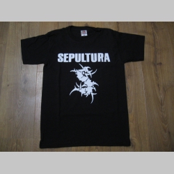 Sepultura čierne pánske tričko 100%bavlna