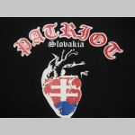 Patriot Slovakia Heart  srdce   mikina na zips s kapucou stiahnuteľnou šnúrkami