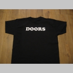 Doors čierne pánske tričko materiál 100% bavlna
